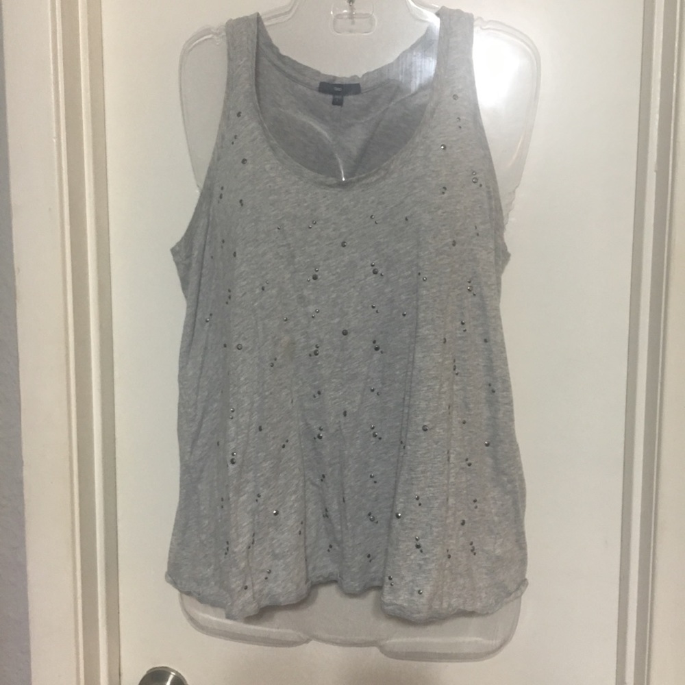 Gap Grey Silver Stud Tank